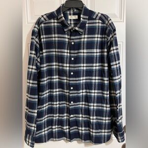 Line‎ of Trade Summit Flannel Shirt Trail Blue Men’s 3XL Outdoor Gorpcore Cotton